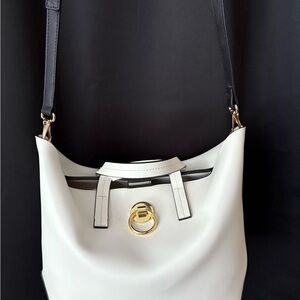 Elegant White and Black Women's Bag